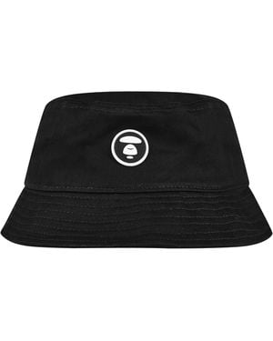 Aape Logo Bucket Hat - Black