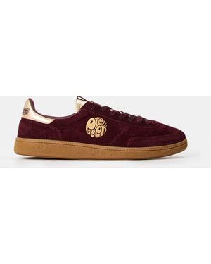 Pretty Green Pg Ramblas Low-Top Trainers - Red