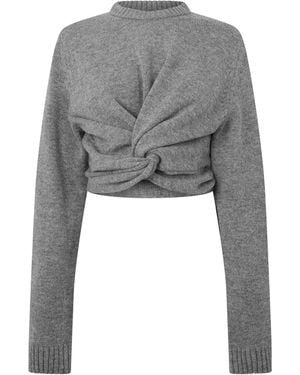 Balenciaga Bal Crw Neck Twist J Ld64 - Grey