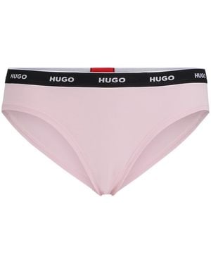 HUGO Regular Rise Brief - Pink