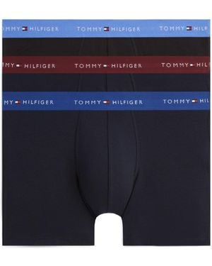 Tommy Hilfiger 3-Pack Contrast Waistband Boxer Briefs - Blue