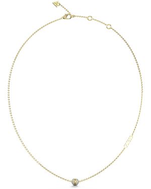 Guess Calypso Stainless Steel Chain Necklace - Metallic