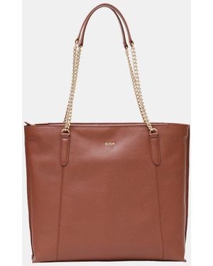 Biba Mila Tote Bags - Brown