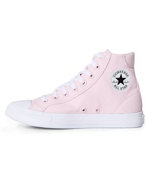 Converse Day One Canvas High-Top Trainers - Pink