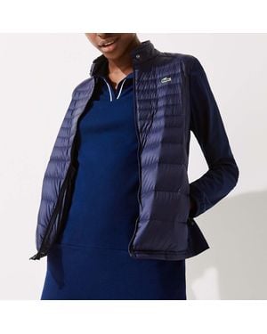 Lacoste Down Technical Golf Jacket - Blue