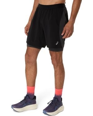Asics Road N Short Performance Running Shorts - Black