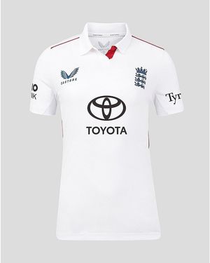 Castore 26/27 England Cricket Test Shirt - White