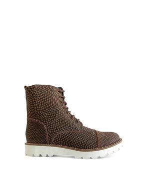 Firetrap Lizzy Hiker Rugged Boots - Brown