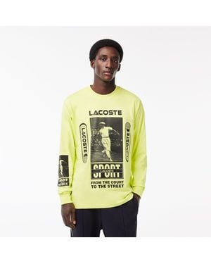 Lacoste Training Long-Sleeve T-Shirt - Metallic