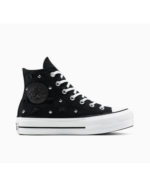 Converse Chuck Taylor All Star Canvas High-Top Trainers - Black