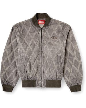 DIESEL Quilted Jacket - Grey