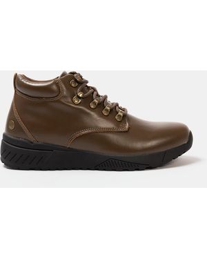 Donnay Leather Casual Chukka Boots - Brown