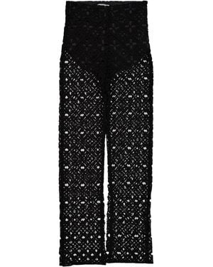 Off-White c/o Virgil Abloh Knitted Trousers - Black