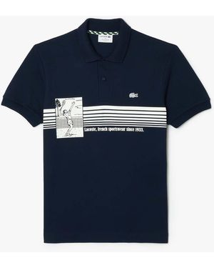 Lacoste French Made Classic-fit Polo Shirt - Blue