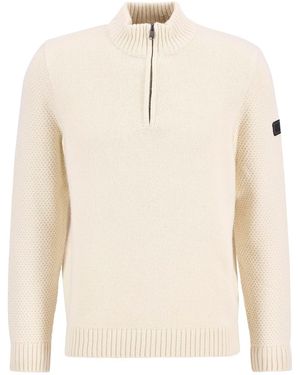 Barbour B.Int Enfield Half Zp Sn61 - White