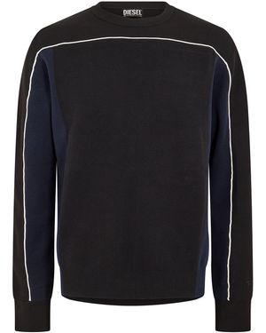 DIESEL Wichita Magla Knitted Hoodie - Black