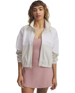 Under Armour Rival Wvn Jacket - White