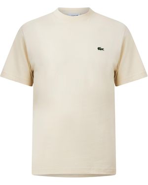 Lacoste Regular Fit Small Logo T-Shirt - Natural