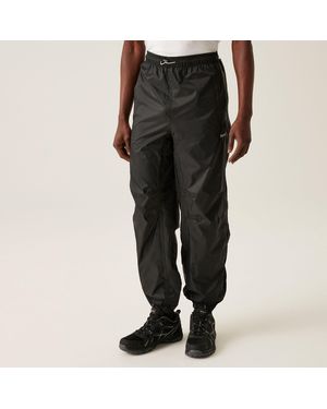 Regatta Active Packaway Waterproof Overtrouser - Black