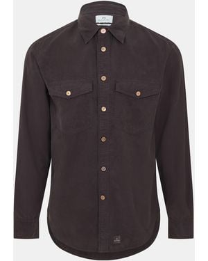 Paul Smith Long Sleeve Tailored Fit Shirt - Blue