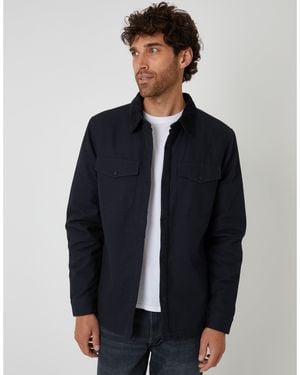 Threadbare Tb Cottage Overshirt - Blue