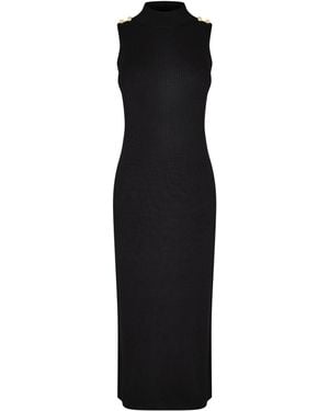 Barbour Milla Knitted Midi Dress - Black