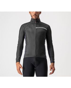 Castelli Squadra Wind Shell Stretch Performance Cycling Jacket - Black