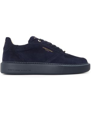 Android Homme Manhattan Suede Low-Top Trainers - Blue