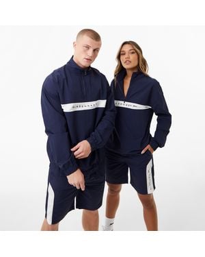 Slazenger 1881 Ft. Aitch Contrast Half Zip Track Top - Blue