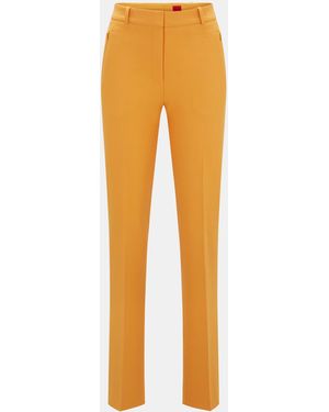 HUGO Hinovi Straight Leg Trouser - Orange