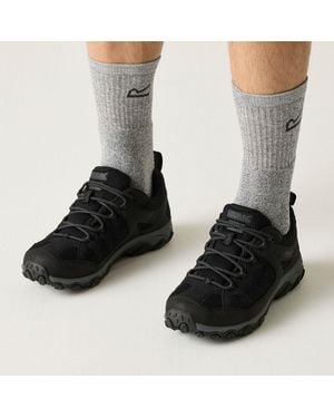 Regatta Edgepoint Iv Low Waterproof Walking Shoes - Black