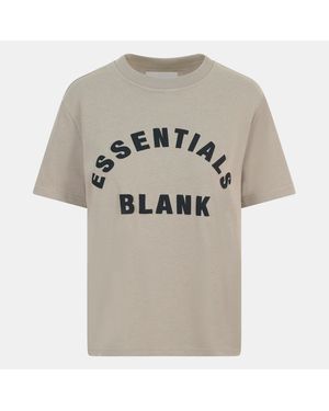 Blank Essentials Blank Arched Print Puff T-Shirt Ladies - Grey