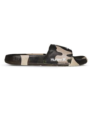 Hurley Tier Pool Slider - Black
