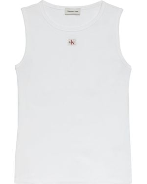 Calvin Klein Tank Vest - White