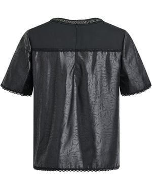 DKNY Mix Media Crack Ld64 - Black