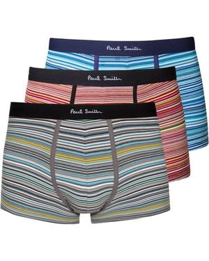 Paul Smith 3 Pack Boxer Shorts - Blue
