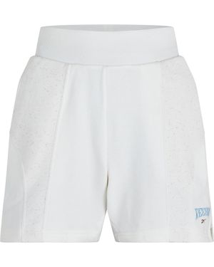 Reebok Vars Hr Short Fleece Jogger Shorts - White