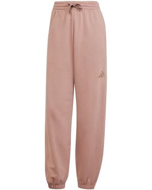adidas Closed Hem Fleece Joggers - Pink