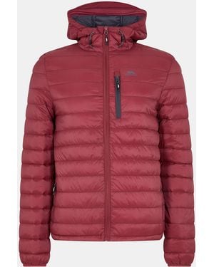 Trespass Digby Thermal Insulation Weather-Resistant Down Jacket - Red