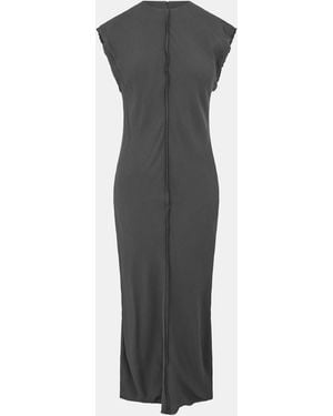 Ami Paris Long Maxi Dress - Grey