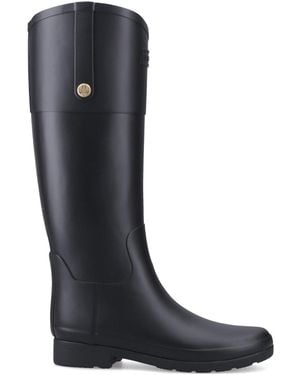 HUNTER Refined Trim Riding Boot - Black