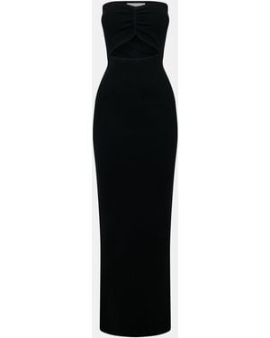 Jack Wills Knitted Bandeau Dress - Blue