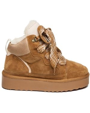 Steve Madden Paci Chunky Trainers - Brown