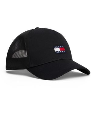 Tommy Hilfiger Heritage Mesh Adjustable Trucker Cap - Black