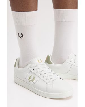 Fred Perry Leather Low-Top Trainers - Multicolour