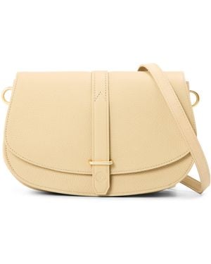 Timberland Tuckerman Leather Flap Cross Body B - Natural