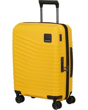 Samsonite Intuo Spinner 55X40X20/23Cm Exp Cabin Hard Suitcase - Yellow