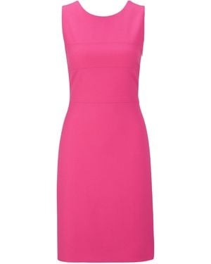 BOSS Deca Structured Mini Dress - Pink