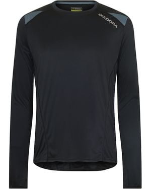 Diadora Long Sleeve T-Shirt Team - Black