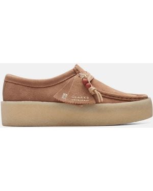 Clarks Wallabee Cup Shoes - Brown